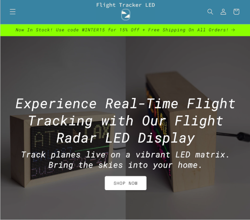 Flight Rader LED Website